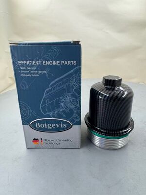 One Stop Purchase Transmission Oil Filter Cover in Aluminium Carbon Grey Finish 02E305045. for 02E